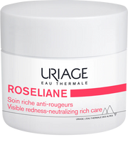 Uriage Roséliane Neutralizing Rich Care 50ml for dry sensitive skin with redness | LSDC Pharmacy London