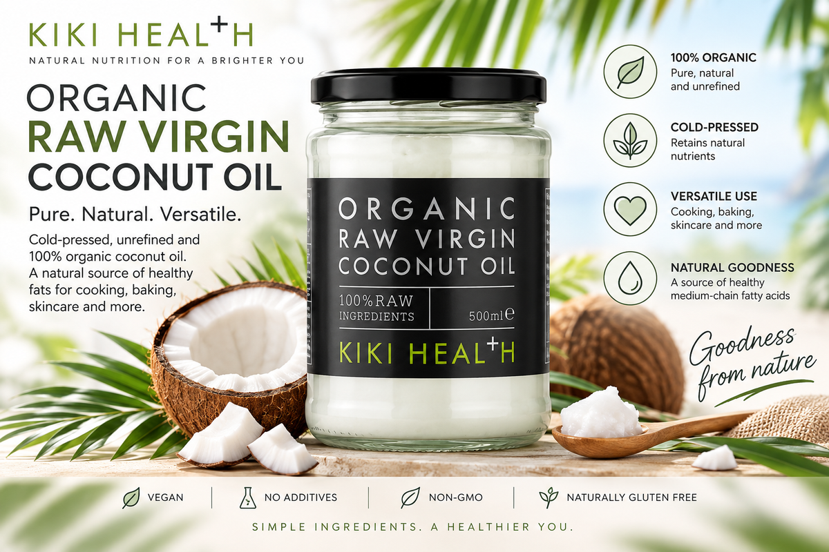 KIKI Health Organic Coconut Oil 500ml