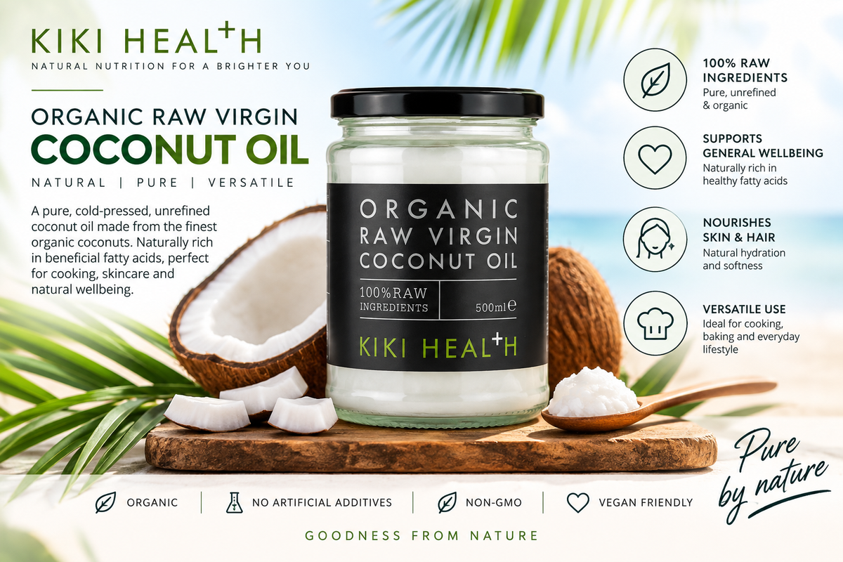 KIKI Health Organic Coconut Oil 500ml