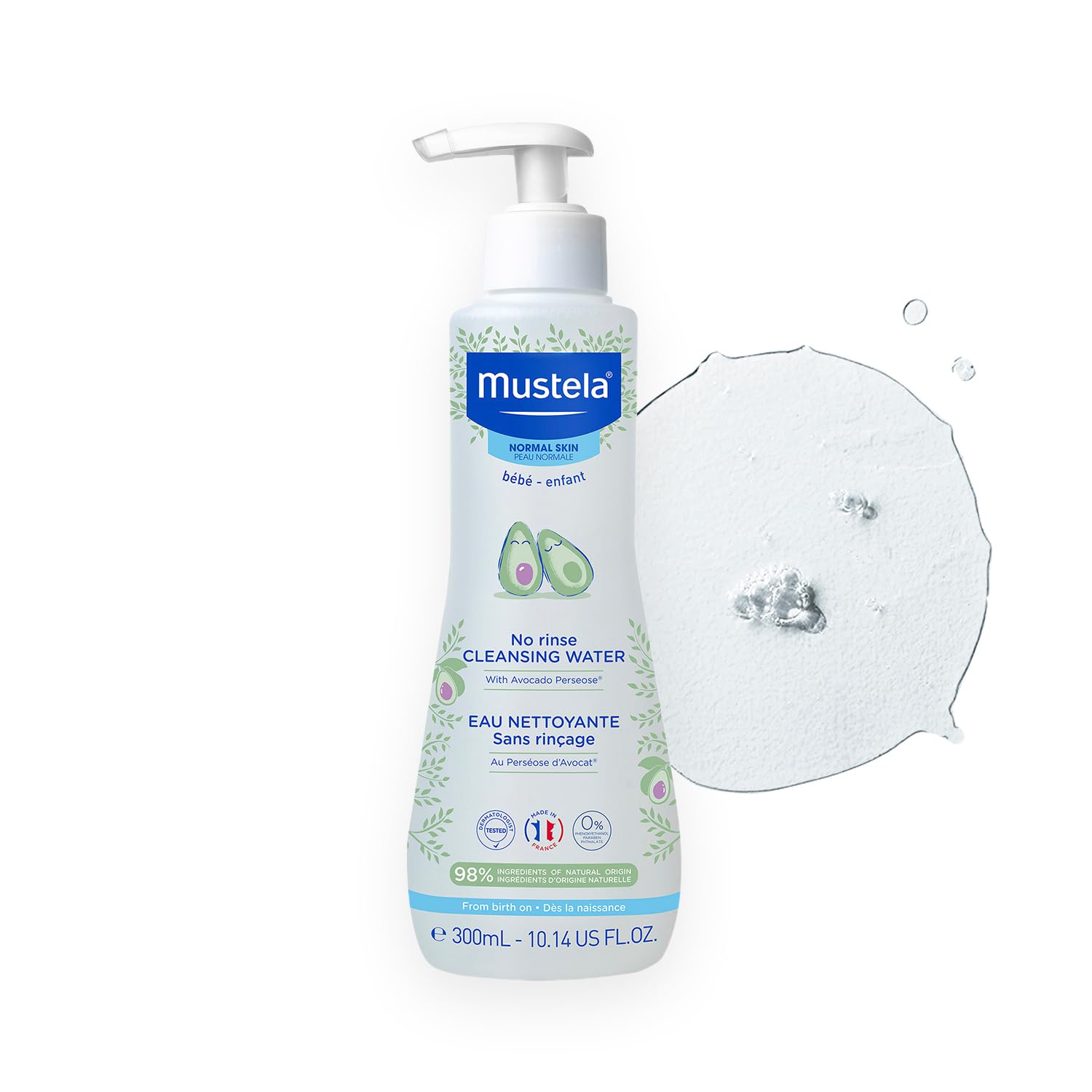 Mustela Normal Skin No-Rinse Cleansing Water 300ml | LSDC Pharmacy London