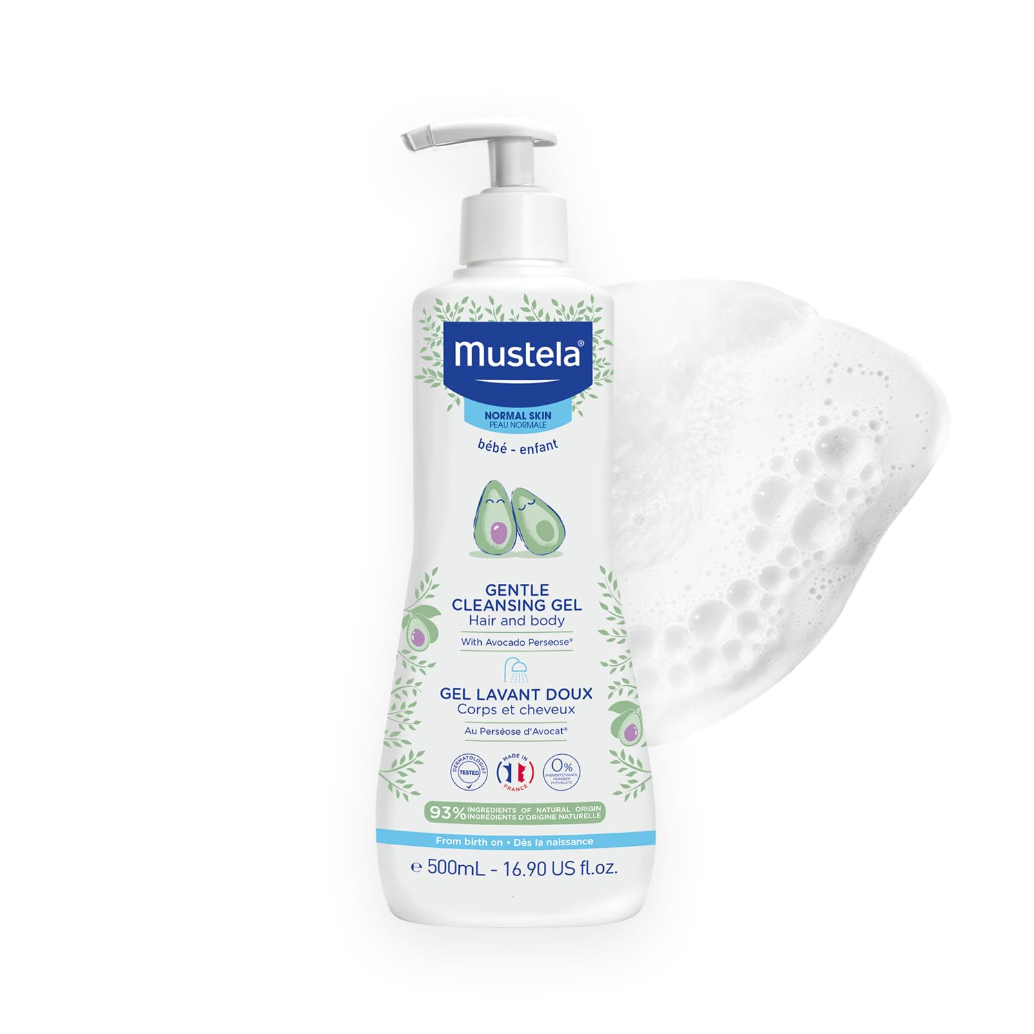 Mustela Normal Skin Gentle Cleansing Gel 500ml | LSDC Pharmacy London