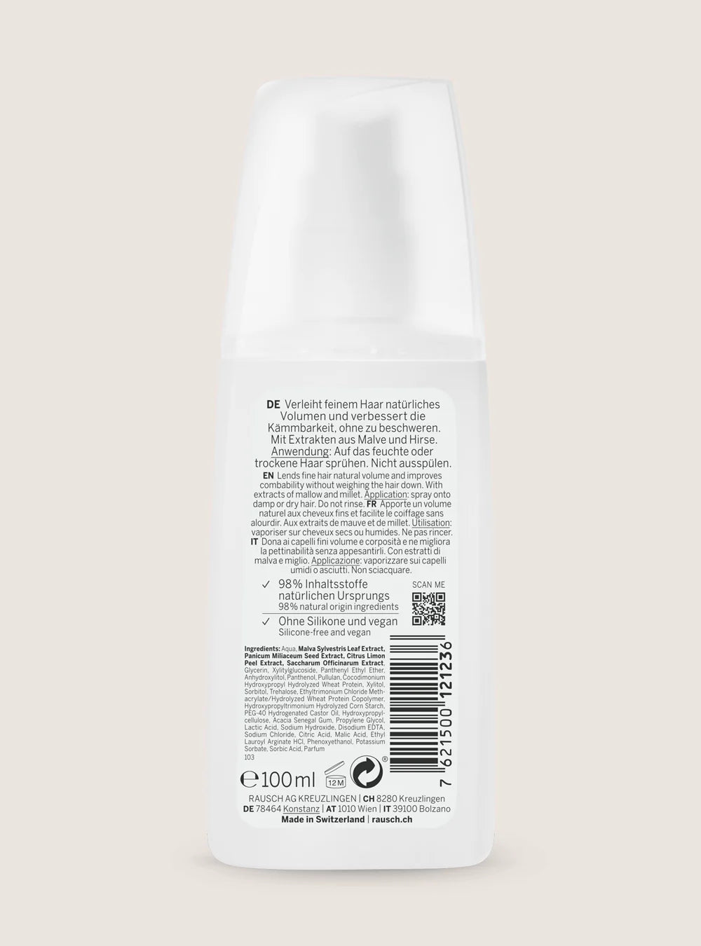 Rausch Volume spray conditioner with mallow 100ml