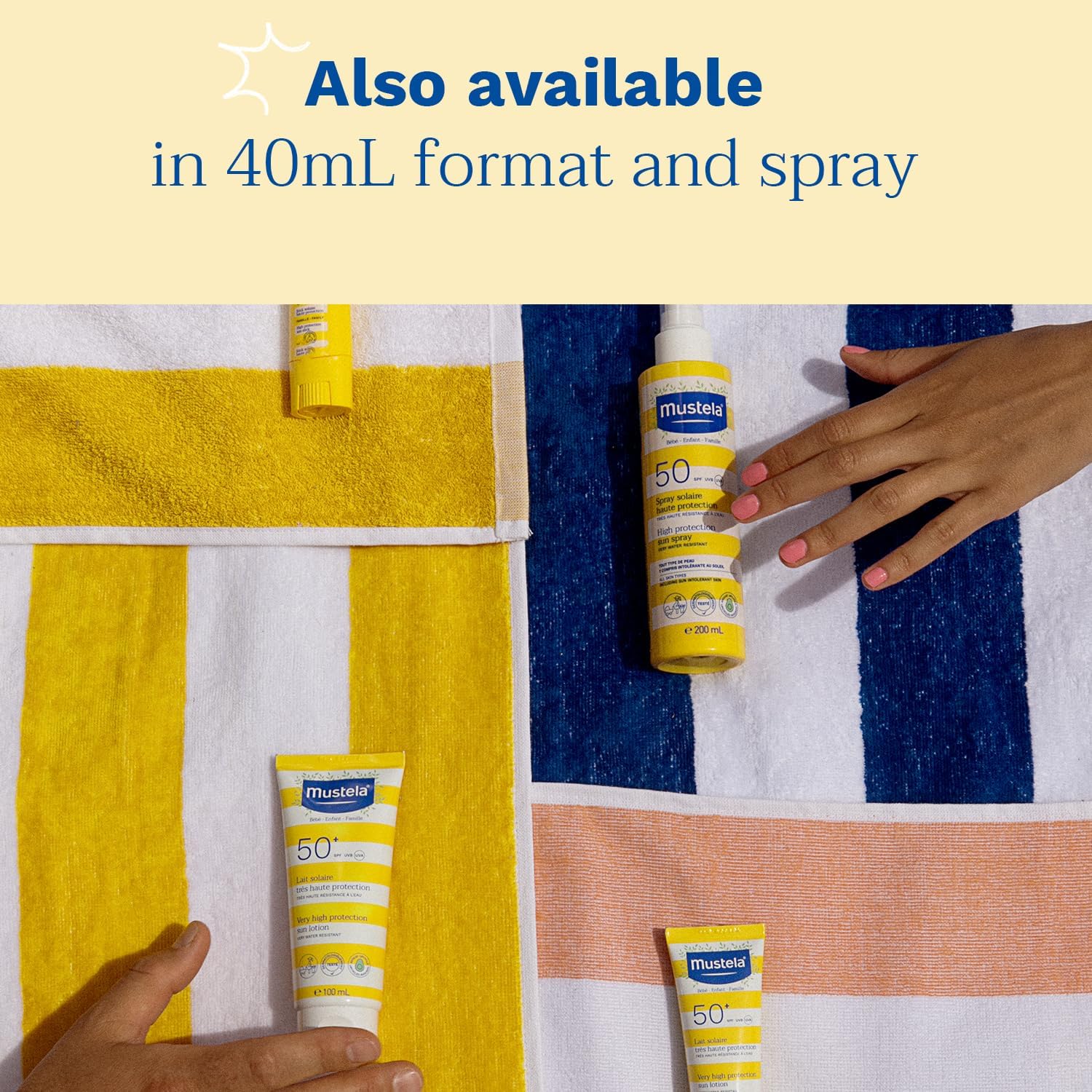 Mustela Sun Very High Protection Sun Lotion For Face 40ml | Facial Sunscreen | LSDC Pharmacy London