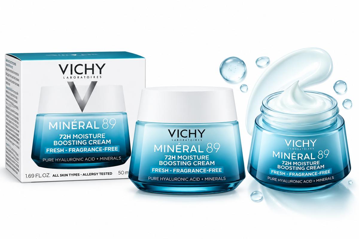 Vichy Minéral 89 72H Moisture Boosting Cream Fragrance-Free 50ml