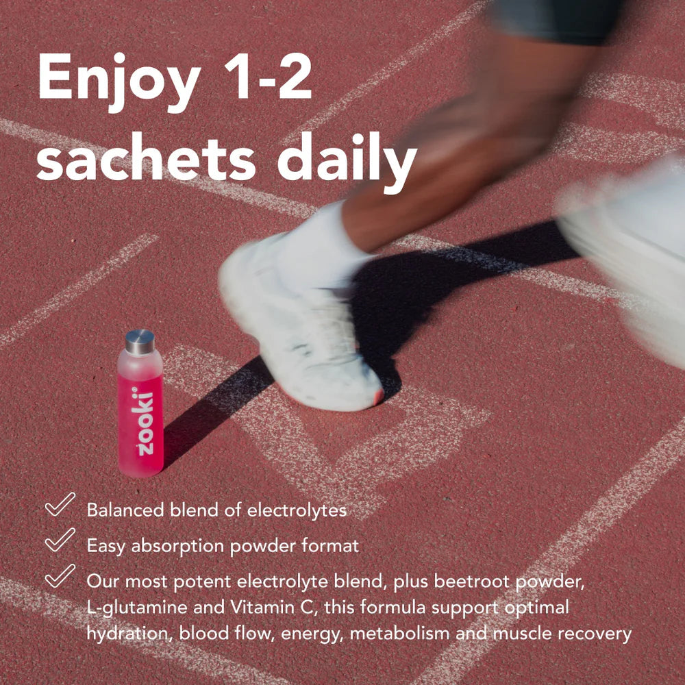 Zooki Electrolytes+ Exercise & Recover Cherry