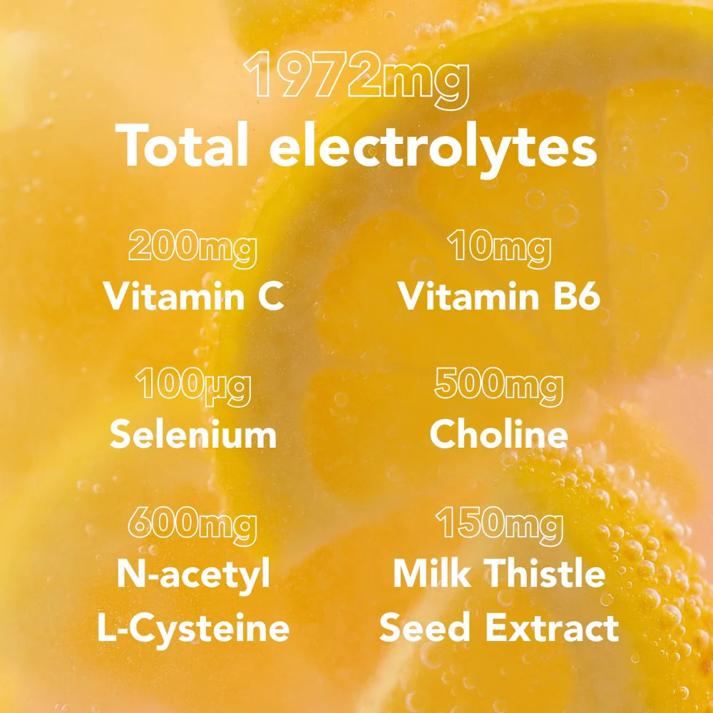 Zooki Electrolytes+ Liver Health Lemon & Ginger
