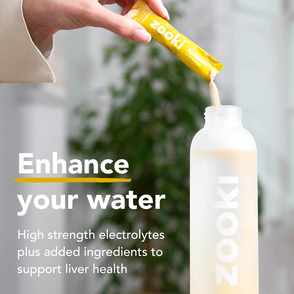 Zooki Electrolytes+ Liver Health Lemon & Ginger