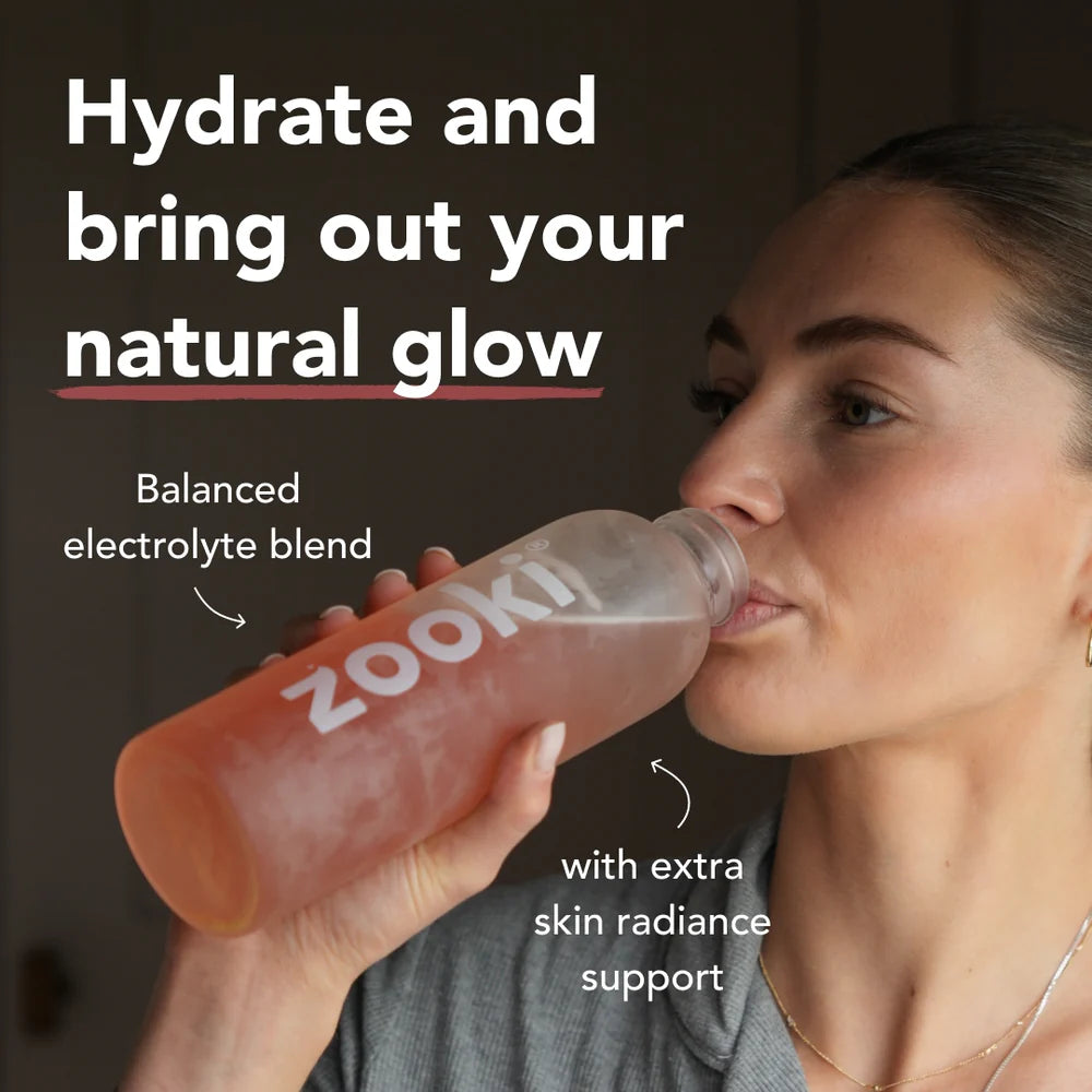 Zooki Electrolytes+ Skin Radiance Pomegranate & Lemon