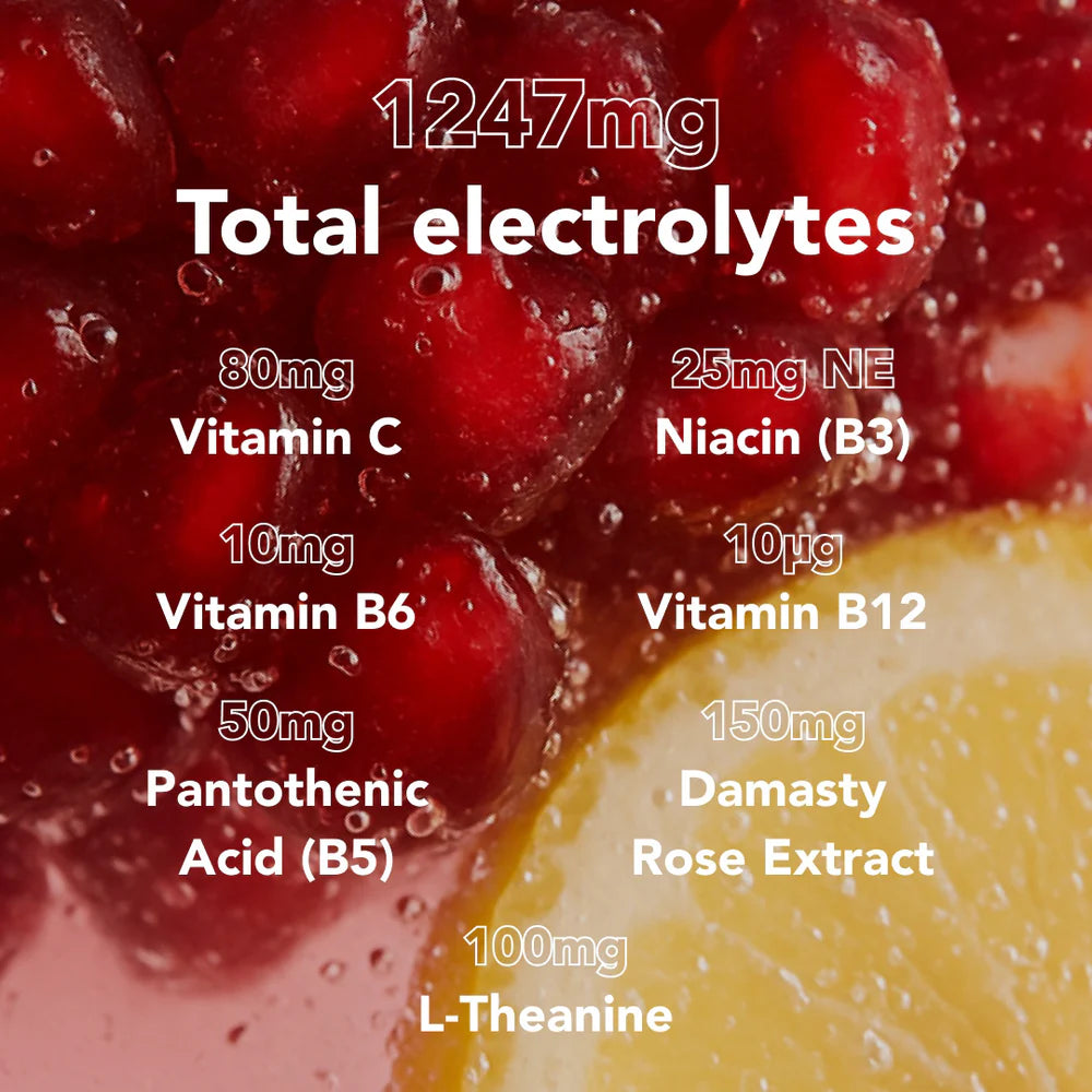 Zooki Electrolytes+ Skin Radiance Pomegranate & Lemon
