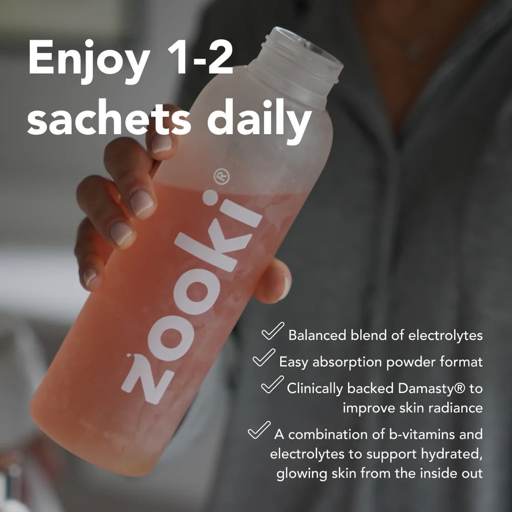 Zooki Electrolytes+ Skin Radiance Pomegranate & Lemon