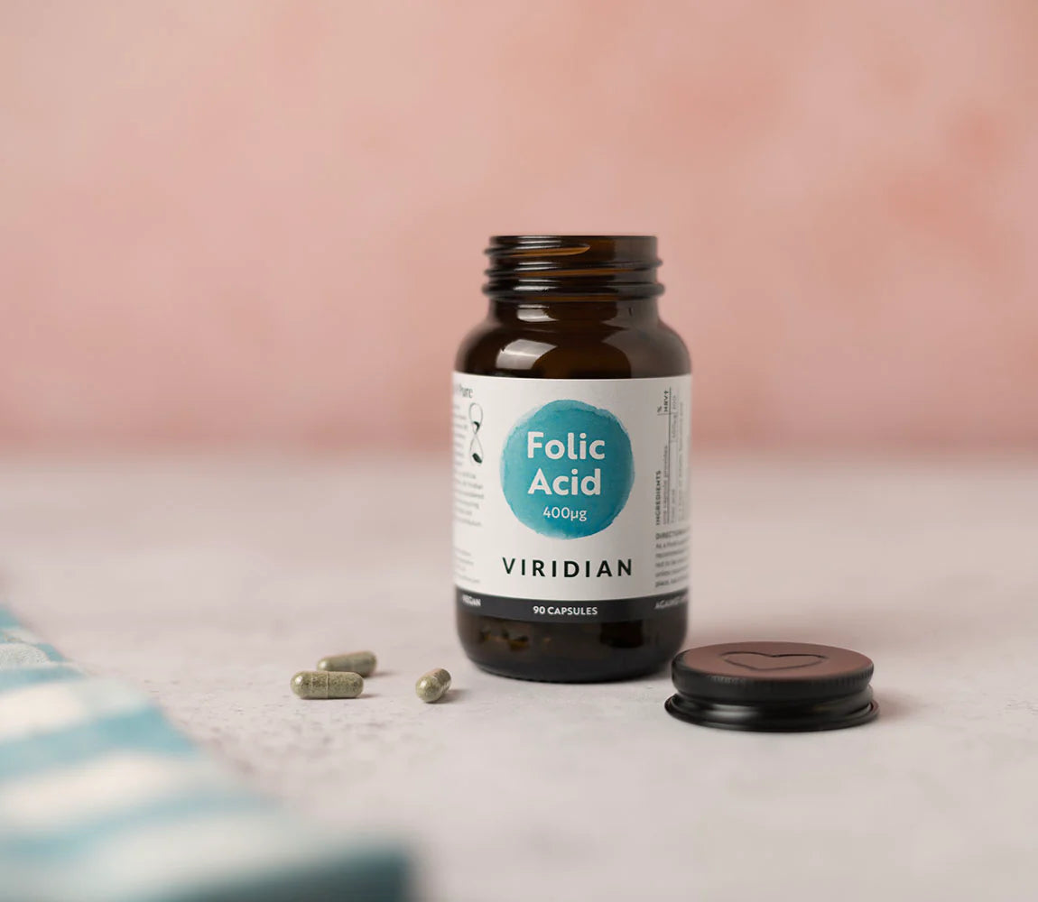Viridian Folic Acid 400mcg 90 Capsules
