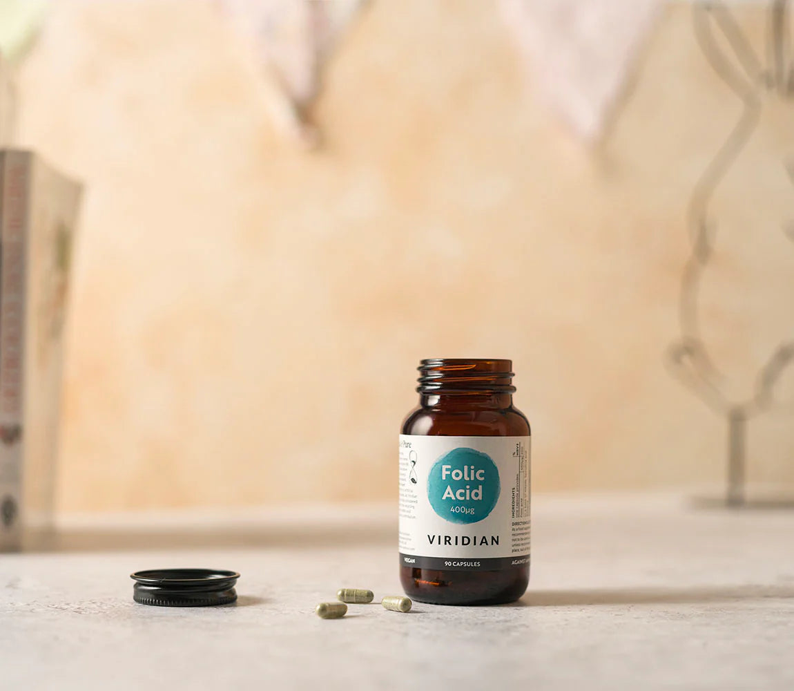 Viridian Folic Acid 400mcg 90 Capsules
