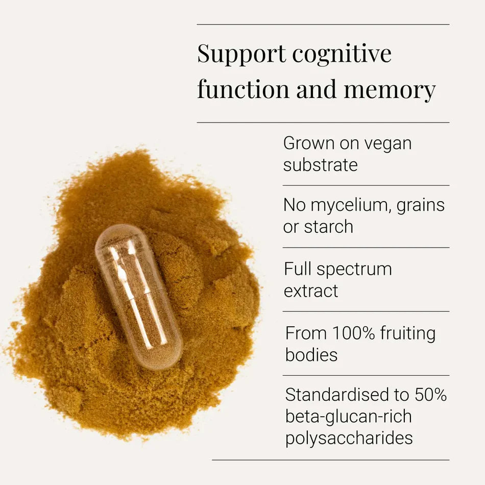 Lions Mane extract organic 60 Caps