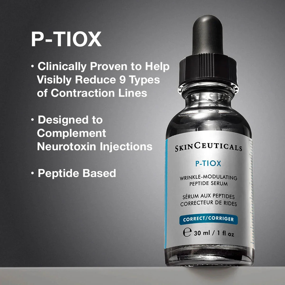 SkinCeuticals P-TIOX 30ml | Peptide Anti-Wrinkle Serum | LSDC Pharmacy London