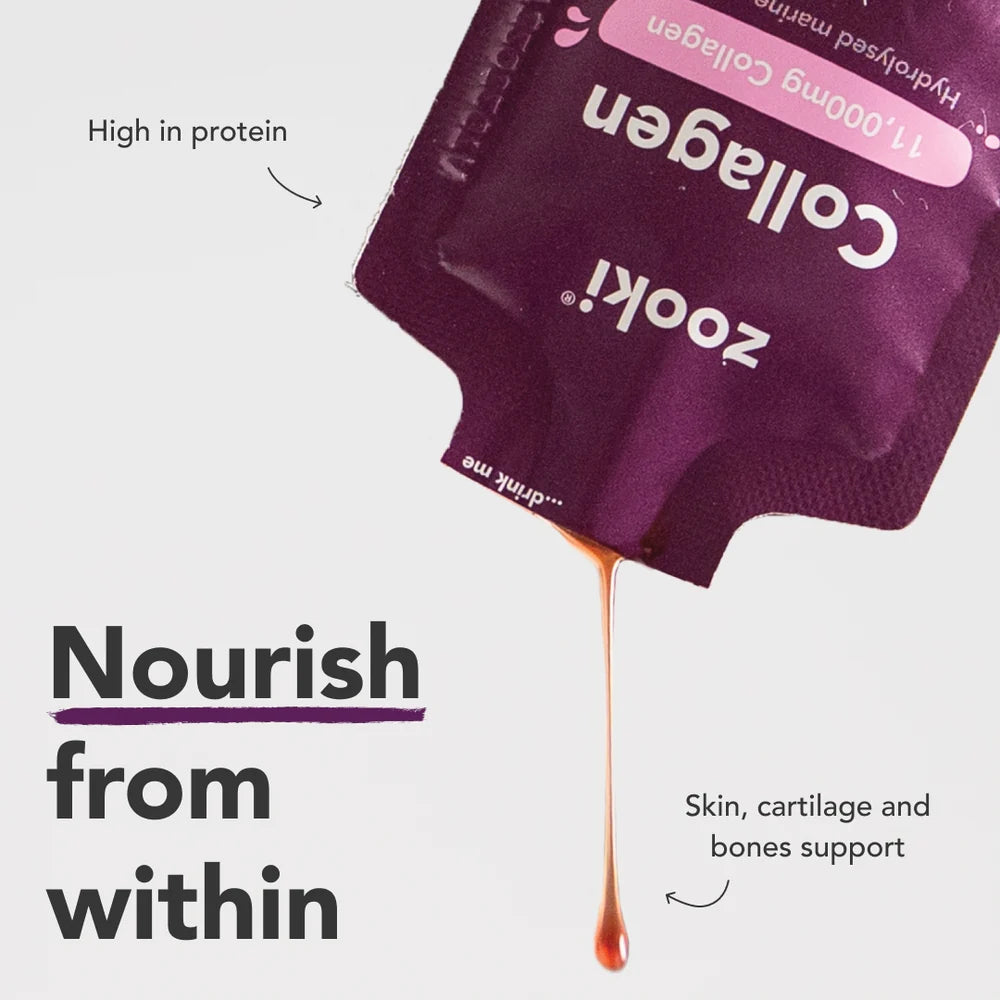 Collagen Zooki 11000mg blackcurrant 18.5ml sachet