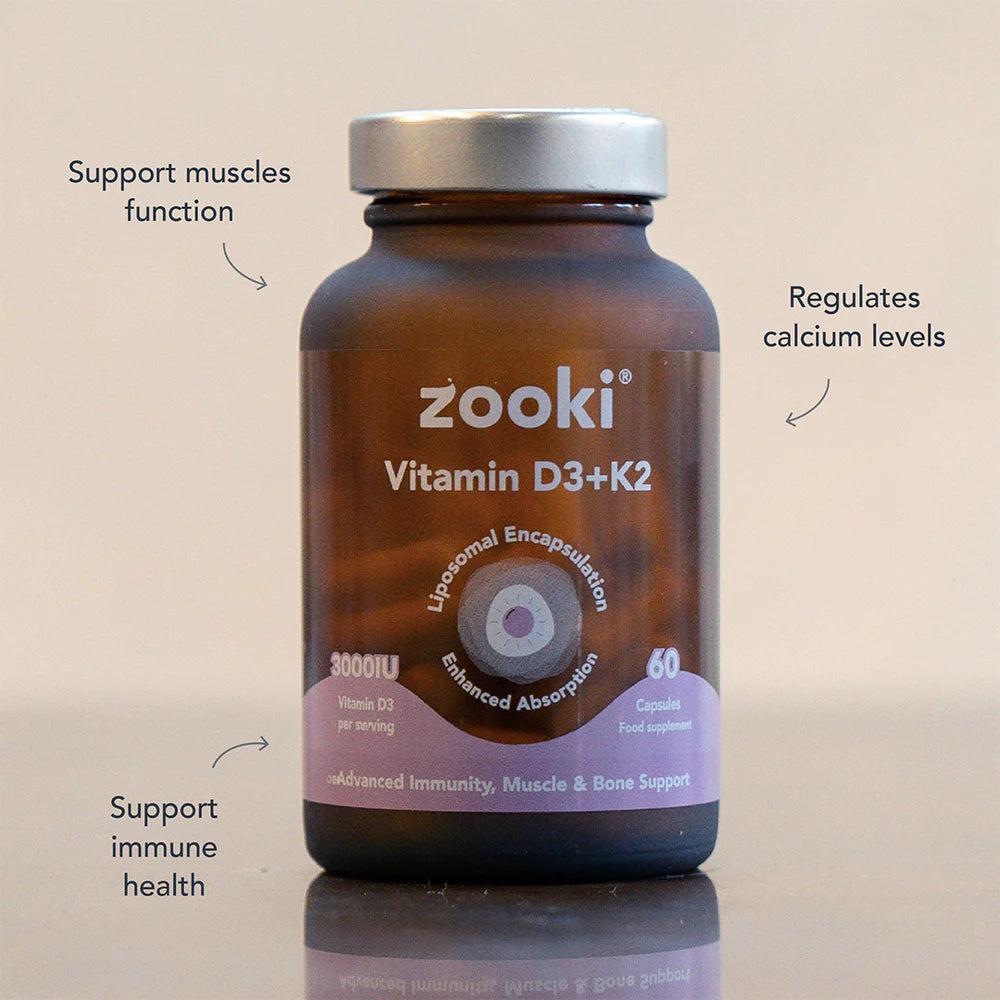 Vitamin D3 + K2 60 Caps