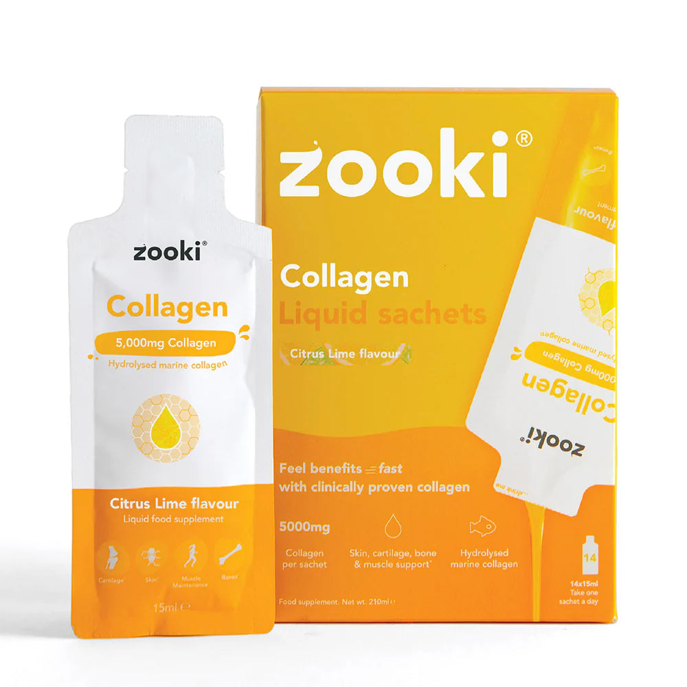 Zooki Collagen 5000mg Citrus Lime 15ml Sachets
