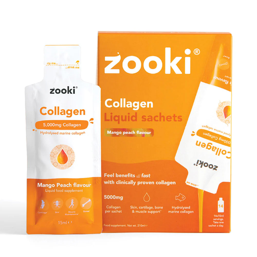 Collagen Zooki 5000mg Mango Peach 15ml sachet