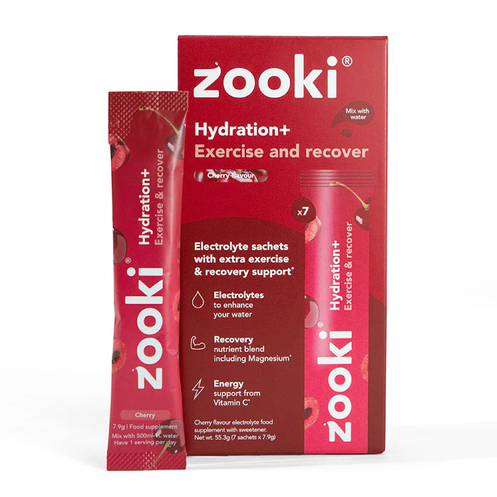 Zooki Electrolytes+ Exercise & Recover Cherry