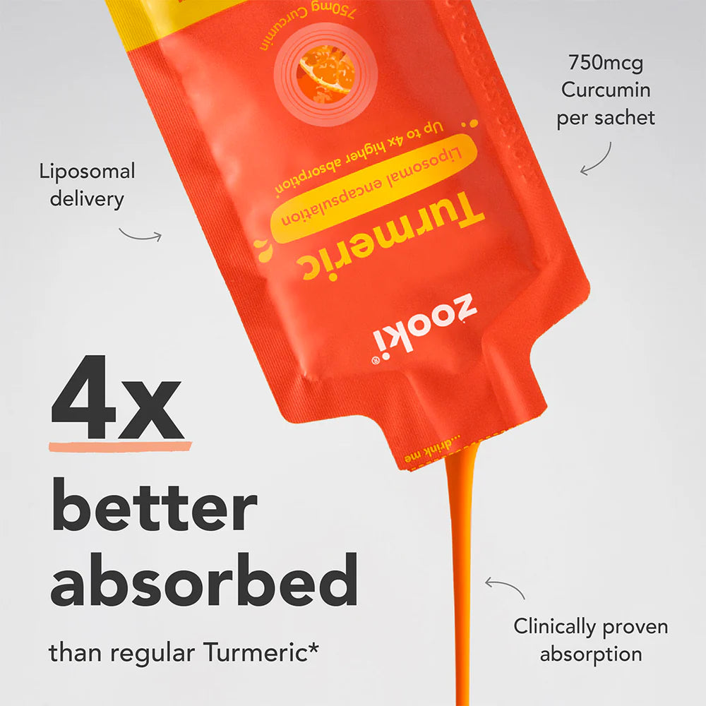Tumeric 750mg Tangerine 15ml Sachet
