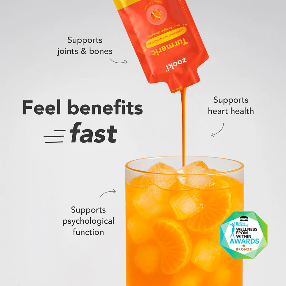 Tumeric 750mg Tangerine 15ml Sachet