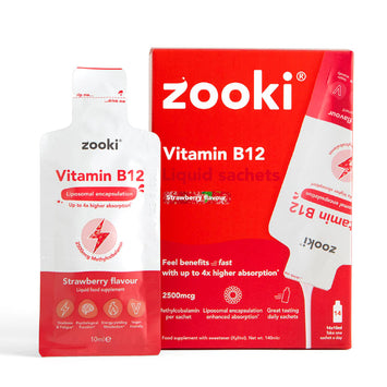 B12 2500mcg Strawberry 10ml Sachet