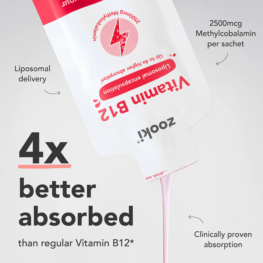 B12 2500mcg Strawberry 10ml Sachet