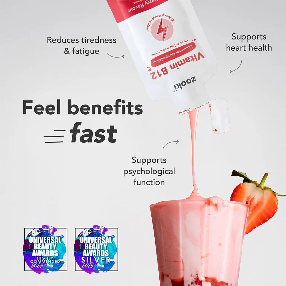 B12 2500mcg Strawberry 10ml Sachet
