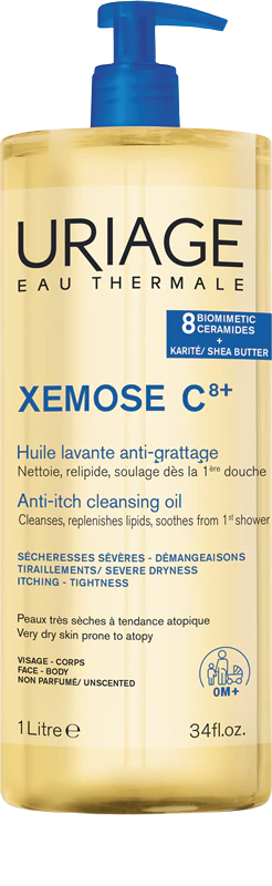 Uriage Cleansing Soothing Oil 500ml for dry, very dry and sensitive skin | LSDC Pharmacy London