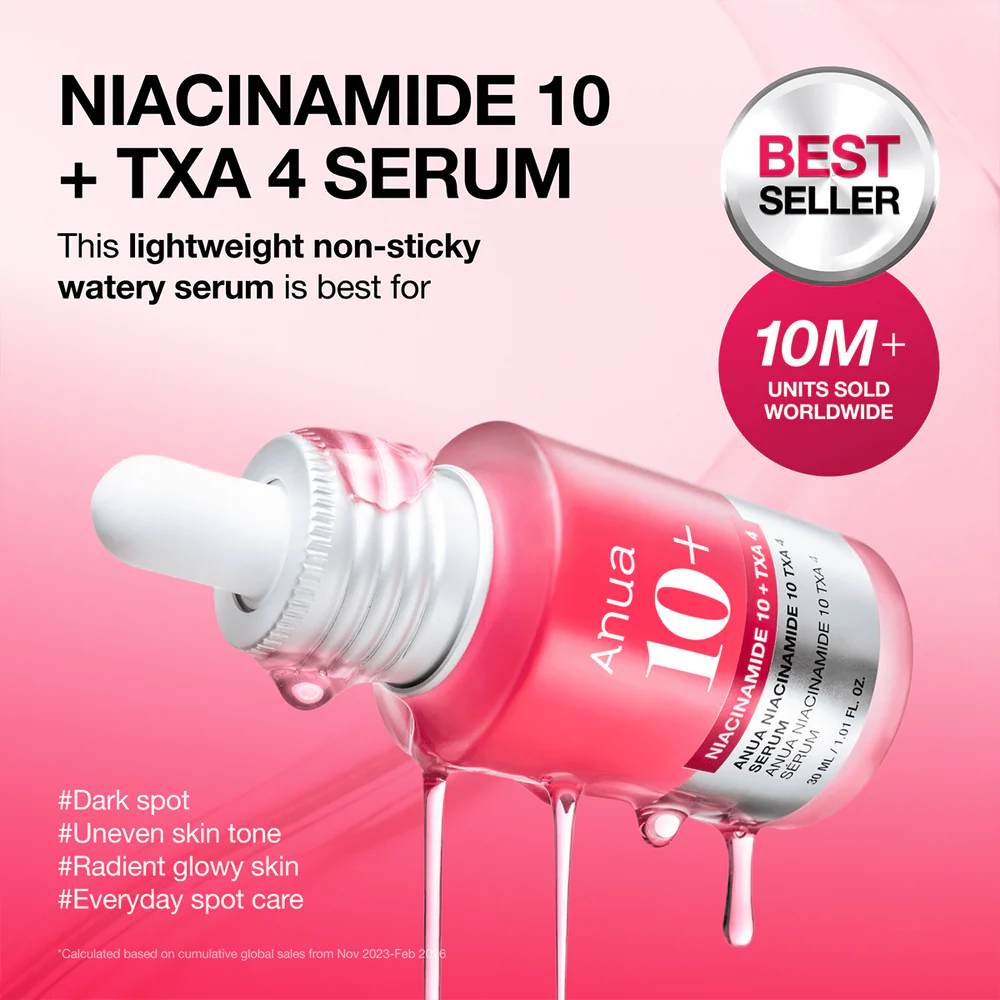ANUA Niacinamide 10% + TXA 4% Serum 30ml | LSDC Pharmacy London