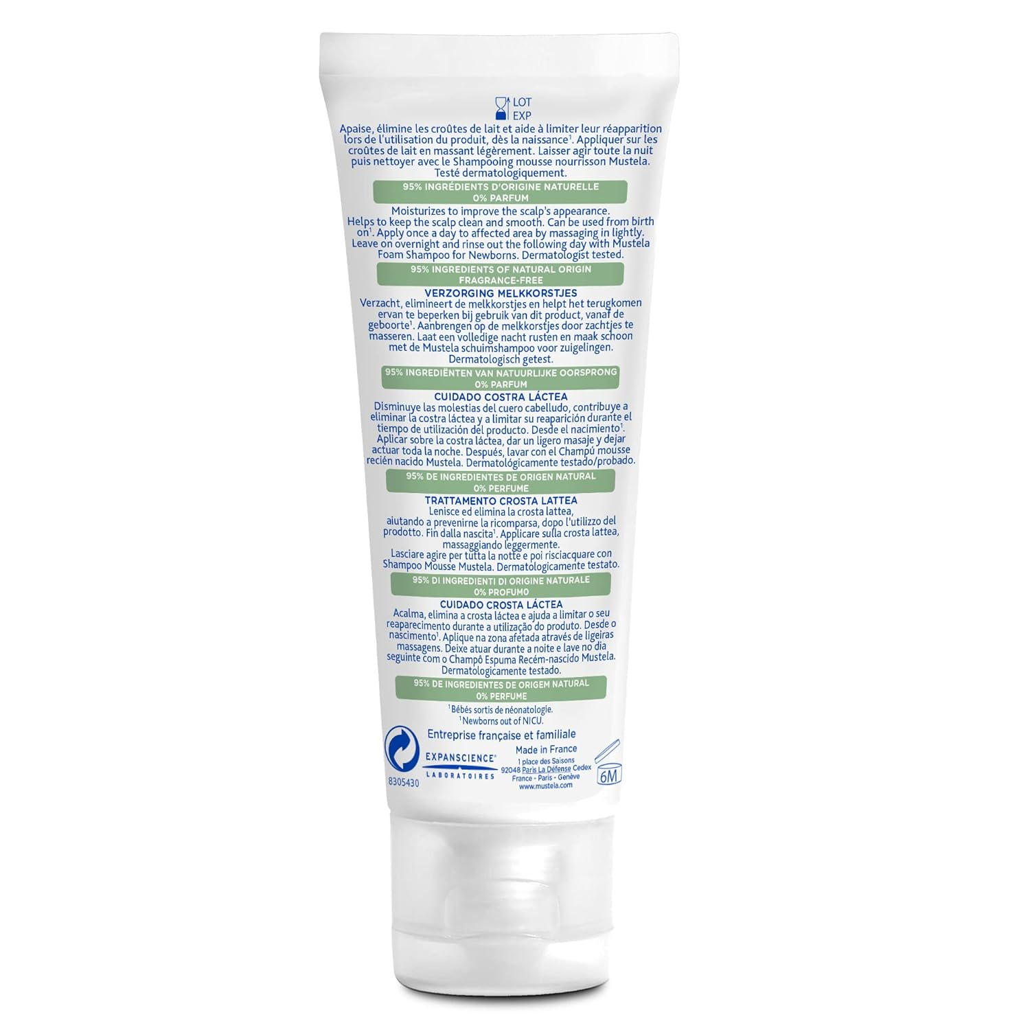 Mustela Normal Skin Cradle Cap Cream 40ml | LSDC Pharmacy London