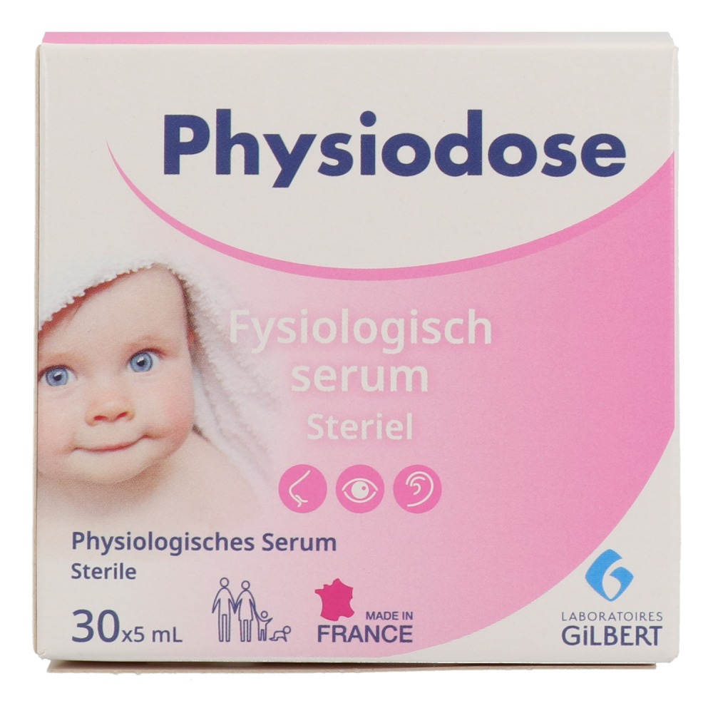 Gilbert Physiodose physiologique saline solution 30 x 5ml | LSDC Pharmacy London