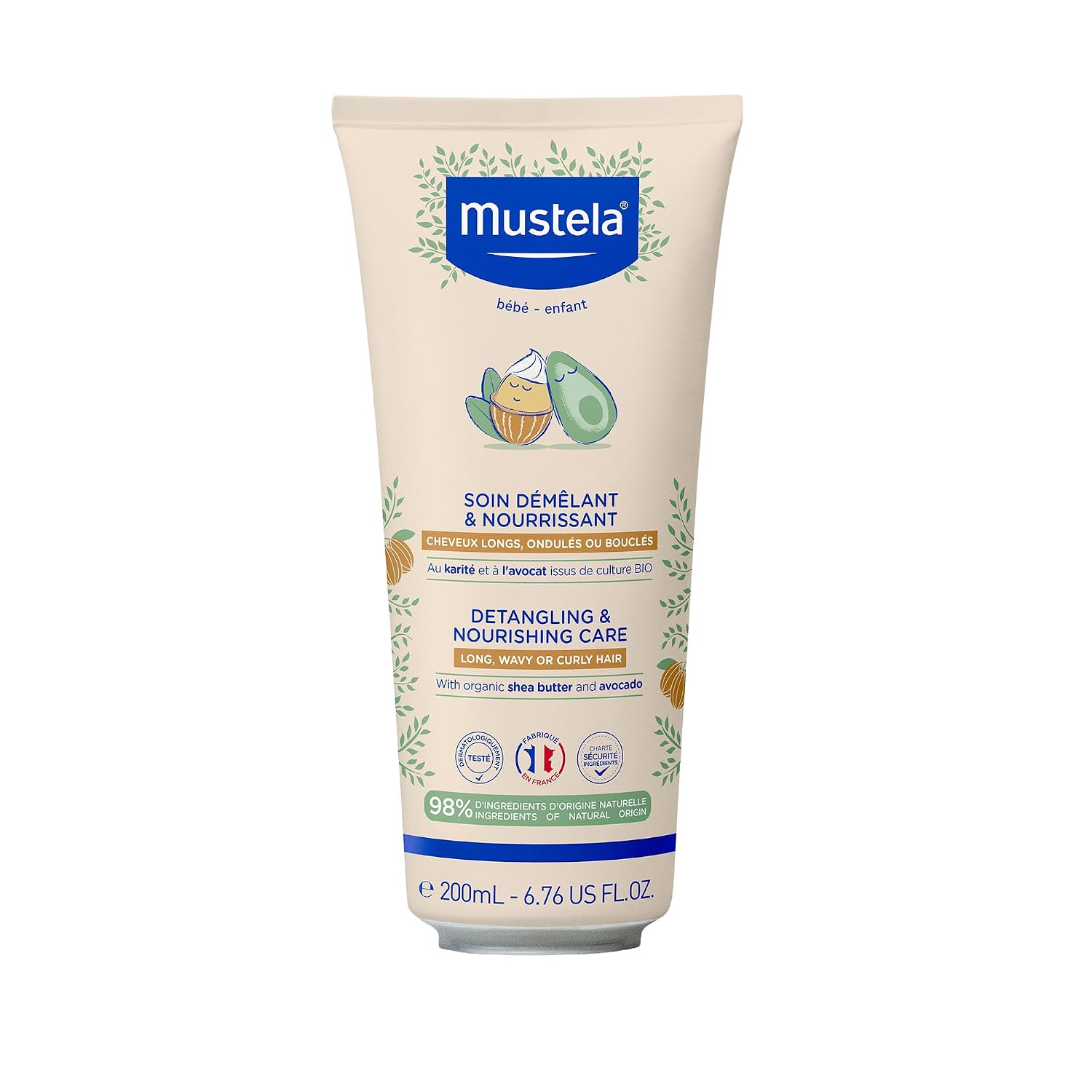 Mustela Nourishing Detangling Cream Leave-In Conditioner 200ml | LSDC Pharmacy London