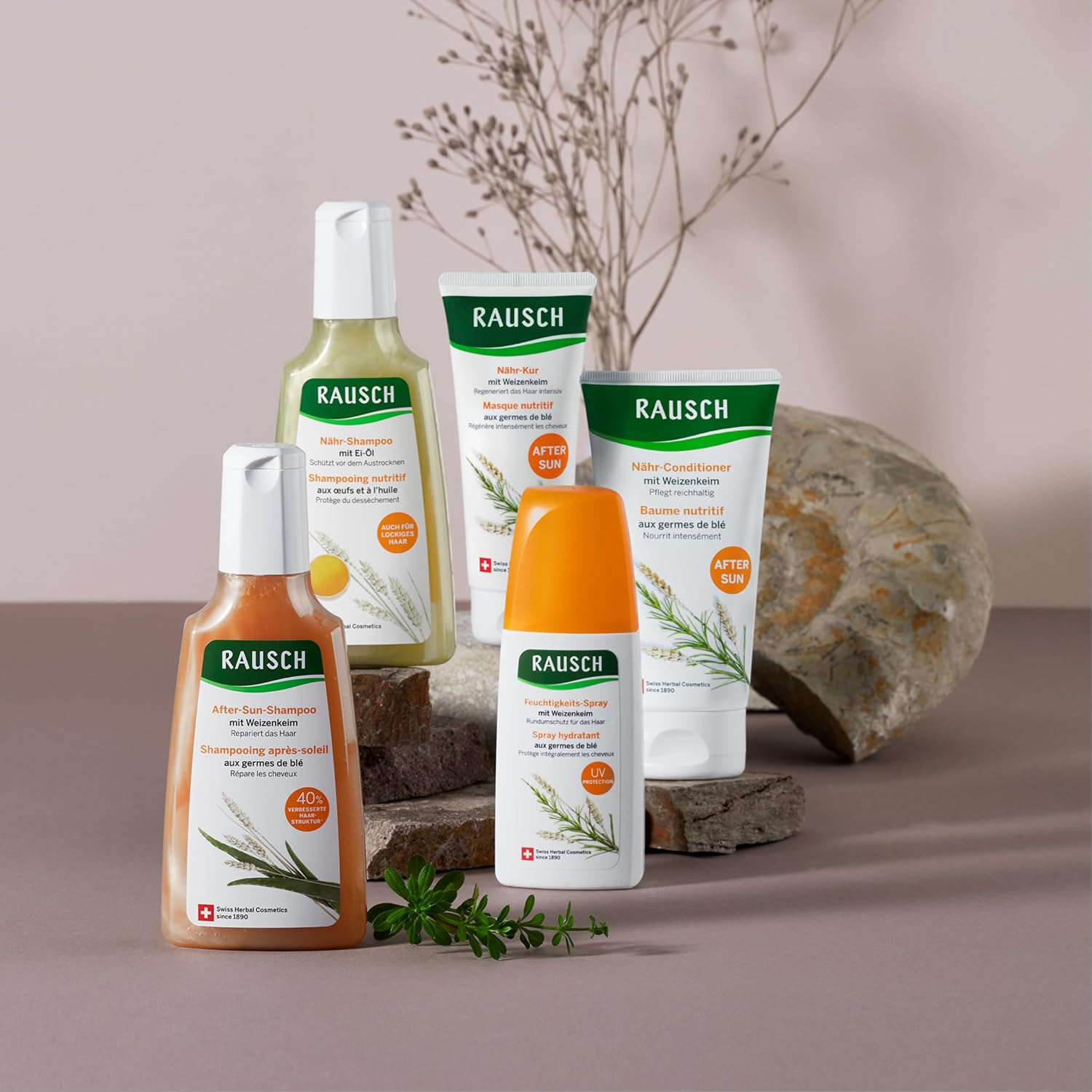 RAUSCH After-Sun shampoo with wheatgerm 200 ml | LSDC Pharmacy London