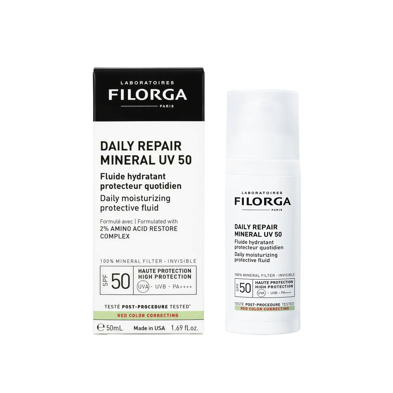 Filorga Daily Repair Mineral UV50 SPF50+ 50ml | Mineral Sunscreen | London Pharmacy