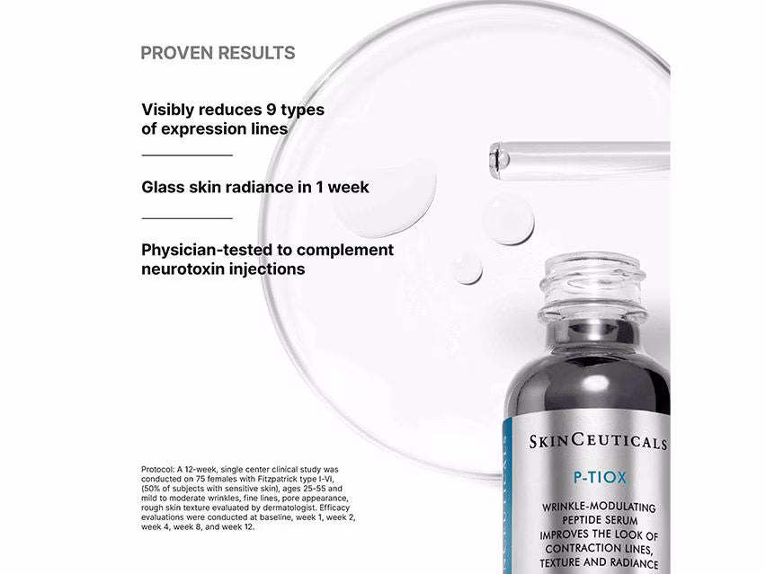 SkinCeuticals P-TIOX 30ml | Peptide Anti-Wrinkle Serum | LSDC Pharmacy London