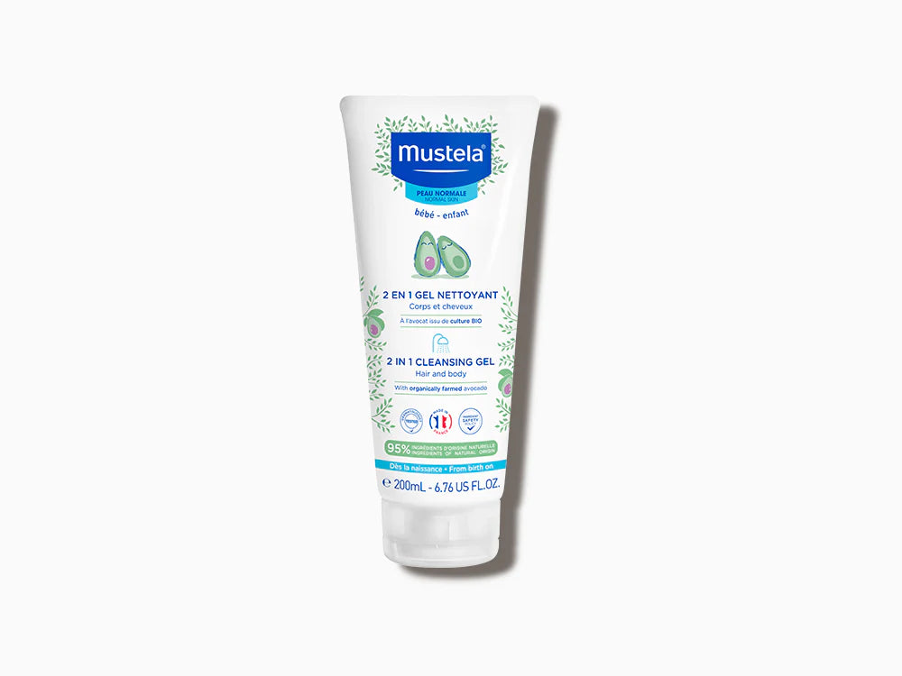 Mustela Normal Skin 2 In 1 Cleansing Gel Hair And Body 200ml