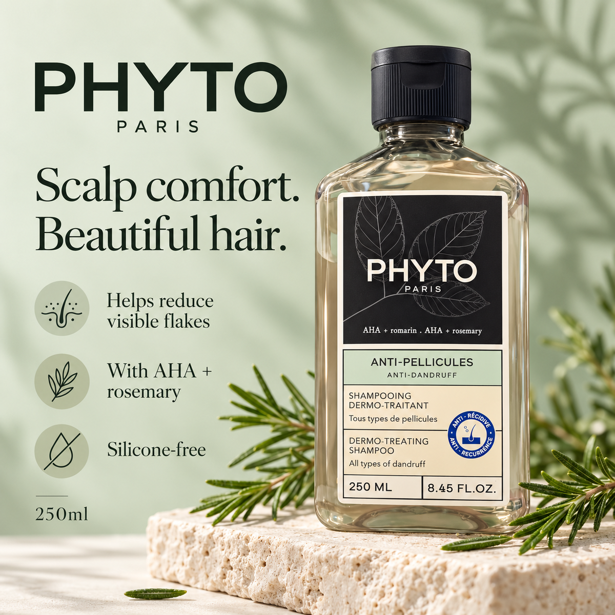 PHYTO Anti-Dandruff shampoo benefits