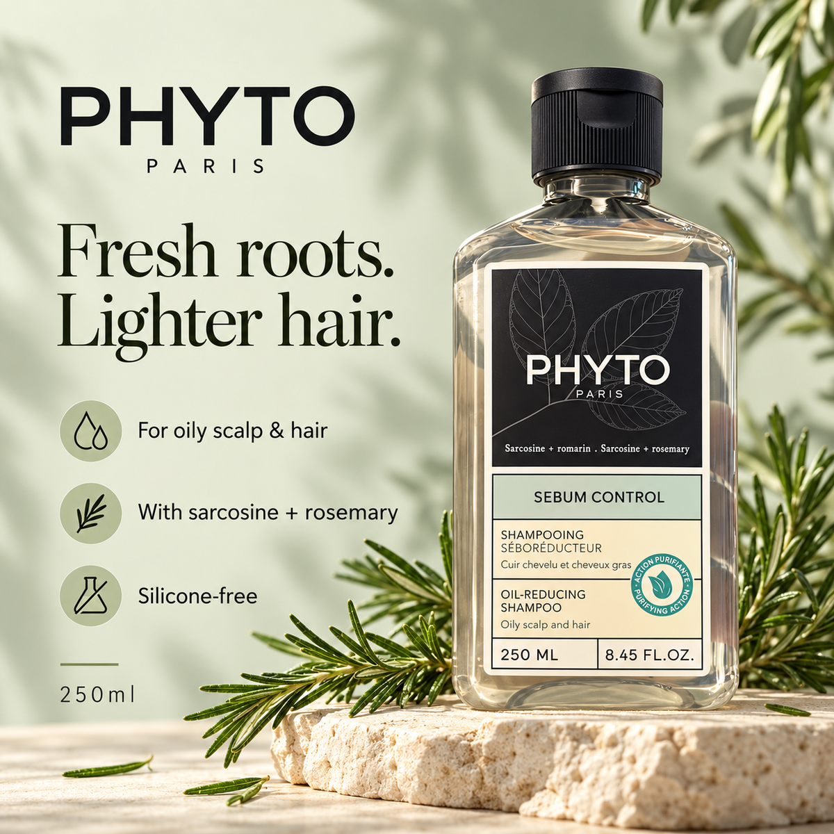 PHYTO Sebum Control shampoo benefits