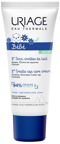 Uriage Baby 1st Cradle Cap Care 40ml gentle scalp care cream for babies