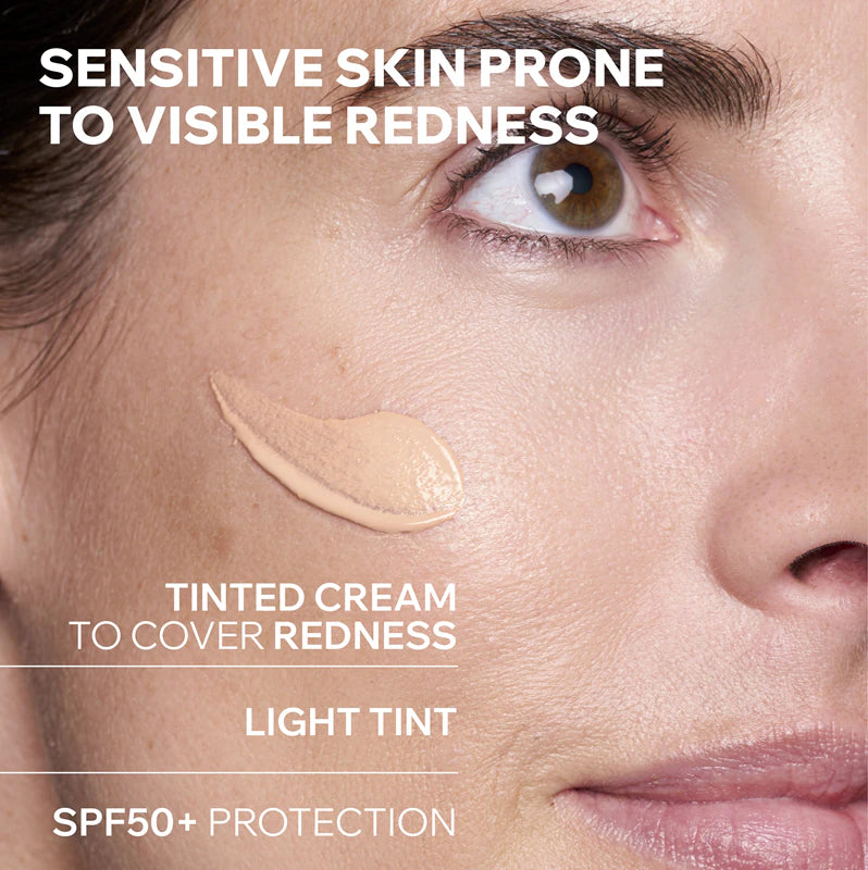 Uriage Roséliane SPF50 Tinted 40ml anti-redness face cream for sensitive skin | LSDC Pharmacy London