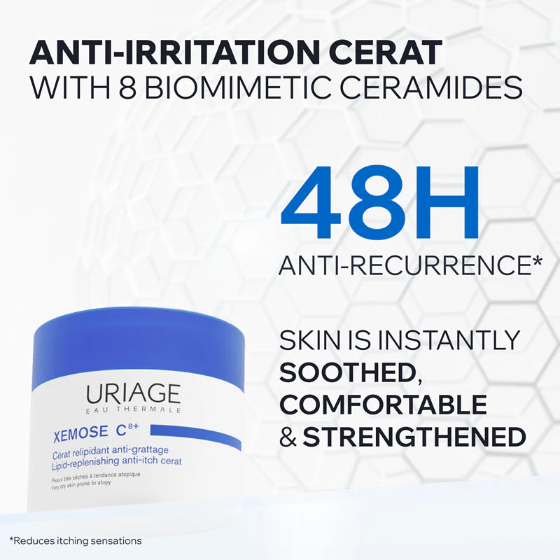Uriage demise lipid replenishing anti-itch cerat 200ml | Dry Skin Care | LSDC Pharmacy London
